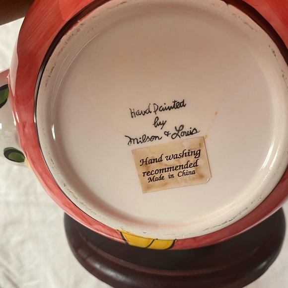 MILSON & LOUIS HAND PAINTED TEAPOT - Picture 5 of 6